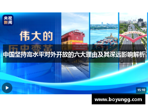 中国坚持高水平对外开放的六大理由及其深远影响解析